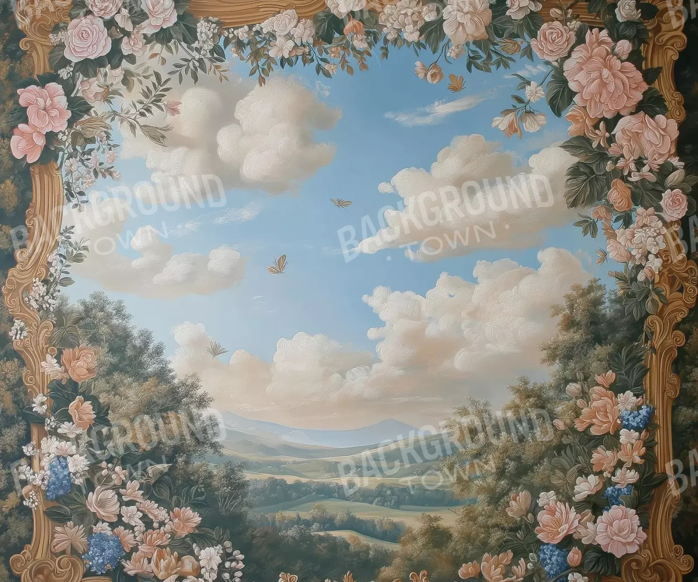 Framing The Sky 5’X4’2 Fleece (60 X 50 Inch) Backdrop