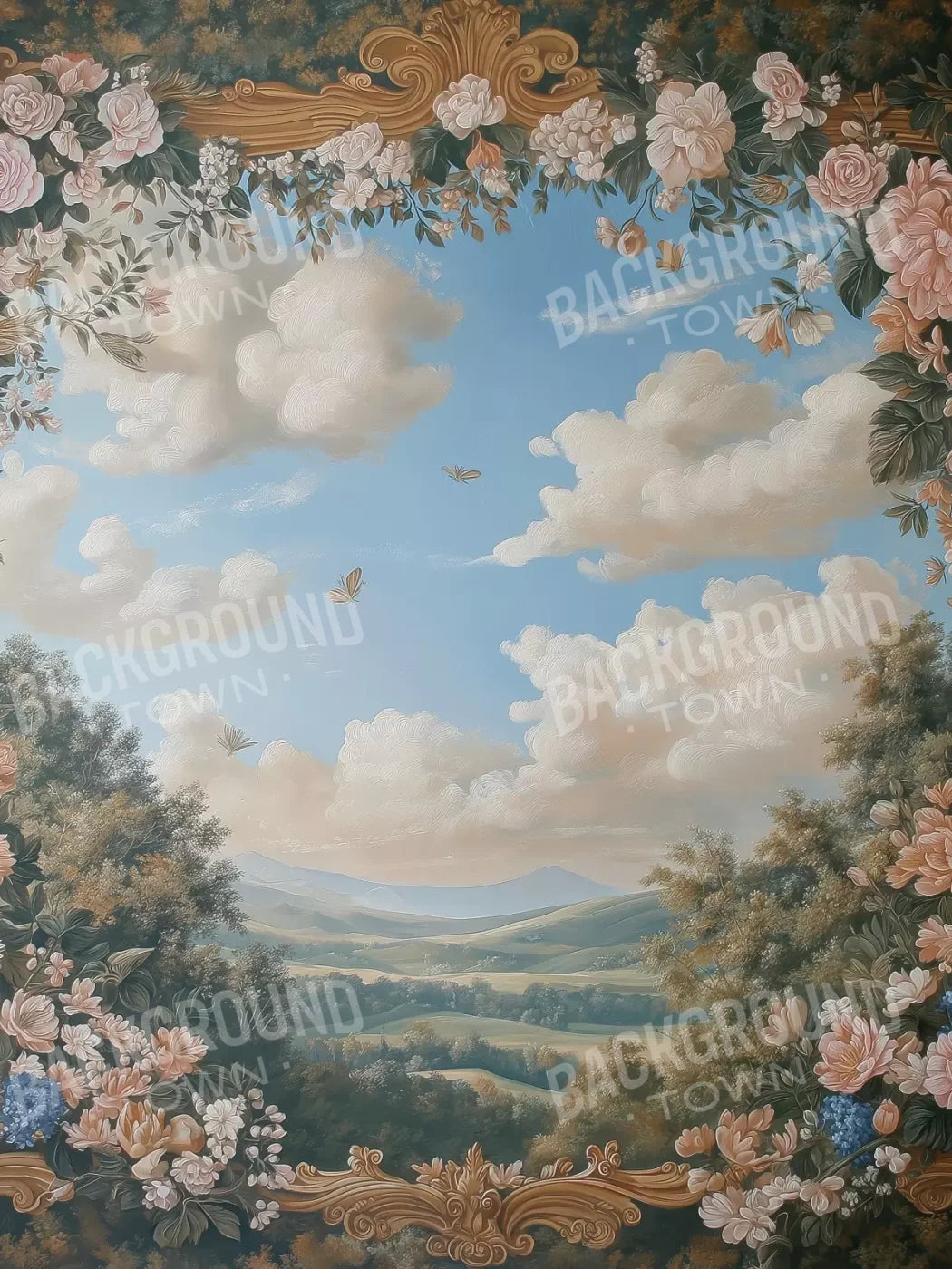 Framing The Sky 5’X6’8 Fleece (60 X 80 Inch) Backdrop