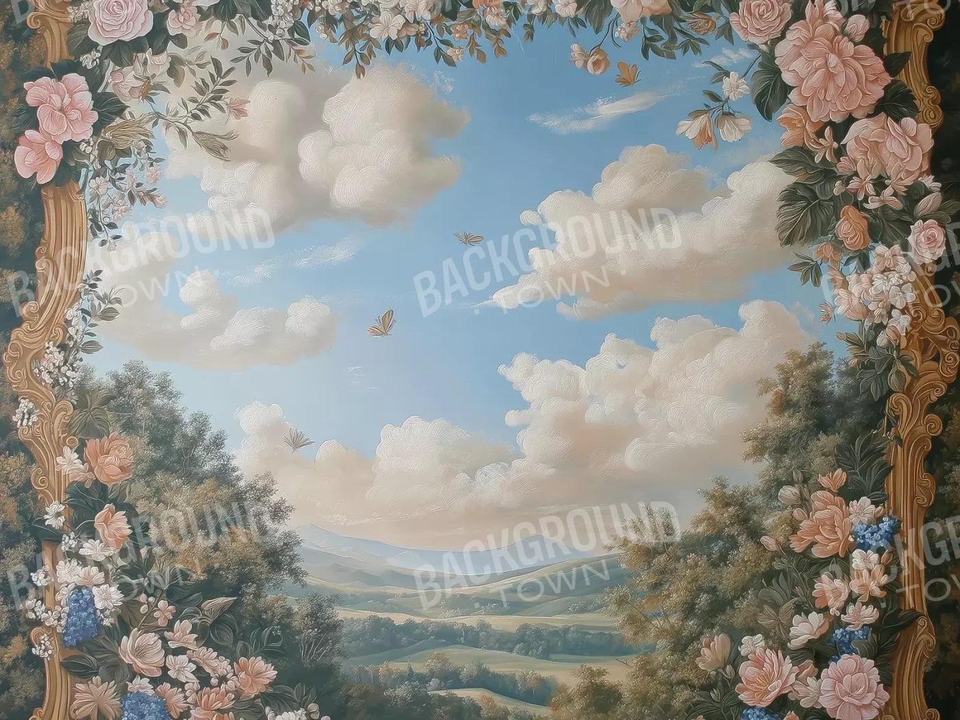 Framing The Sky 8’X6’ Fleece (96 X 72 Inch) Backdrop