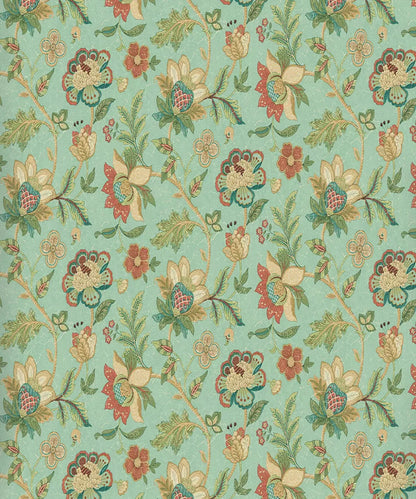 Green Floral Backdrop for Photography