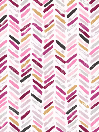 Francine Chevron 8X10 Fleece ( 96 X 120 Inch ) Backdrop