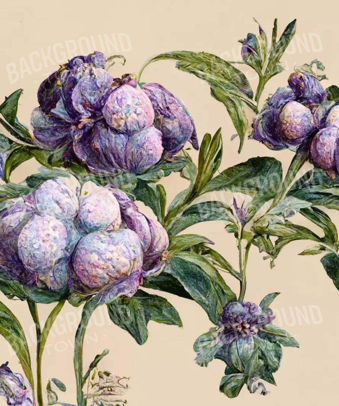 beige , Green , Purple Backdrop for Photography