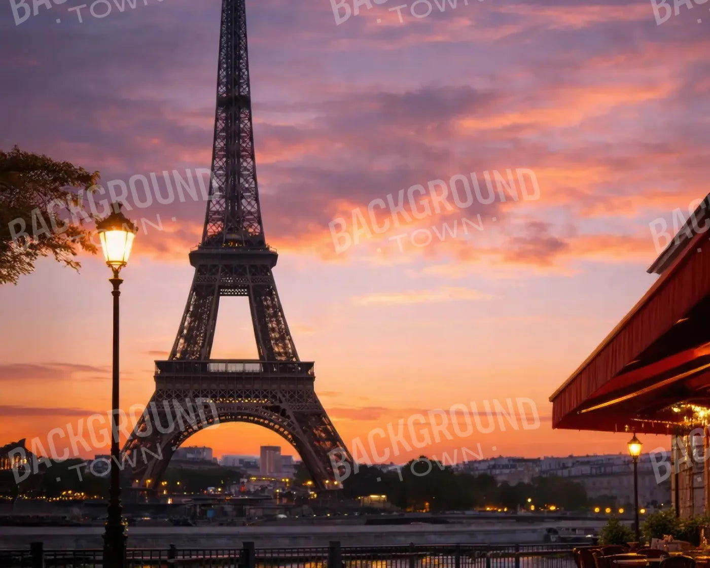 French Sunset 10’x8’ Fleece (120 x 96 inch) Backdrop