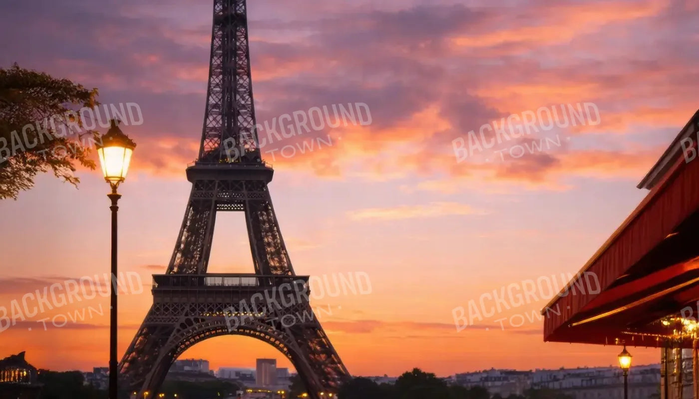 French Sunset 14’x8’ UltraCloth (168 x 96 inch) Backdrop