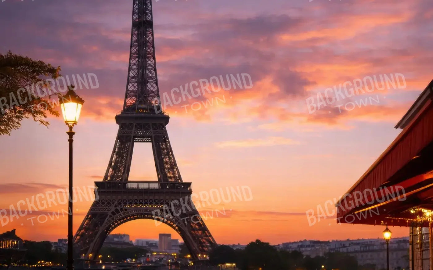 French Sunset 8’x5’ UltraCloth (96 x 60 inch) Backdrop