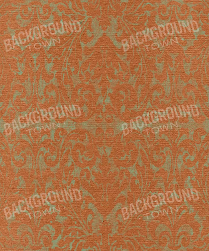 Orange Damask Backdrop for Photography