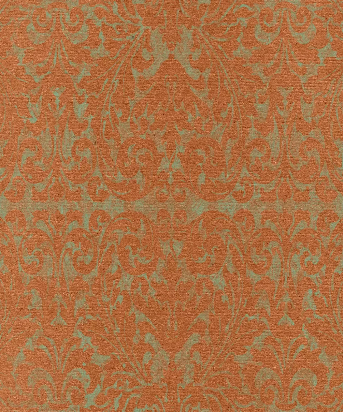 Orange Damask Backdrop for Photography