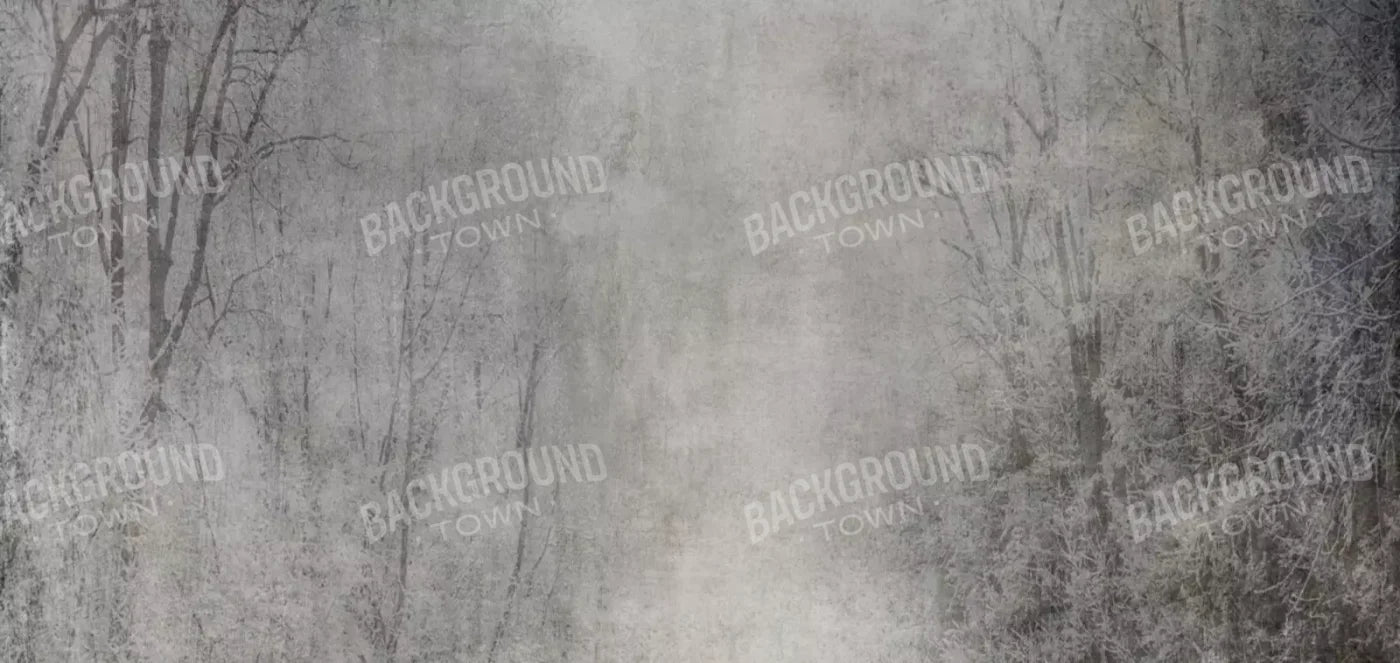 Frosted Trees 16’X8’ Ultracloth (192 X 96 Inch) Backdrop