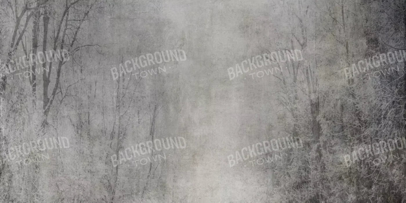 Frosted Trees 20’X10’ Ultracloth (240 X 120 Inch) Backdrop