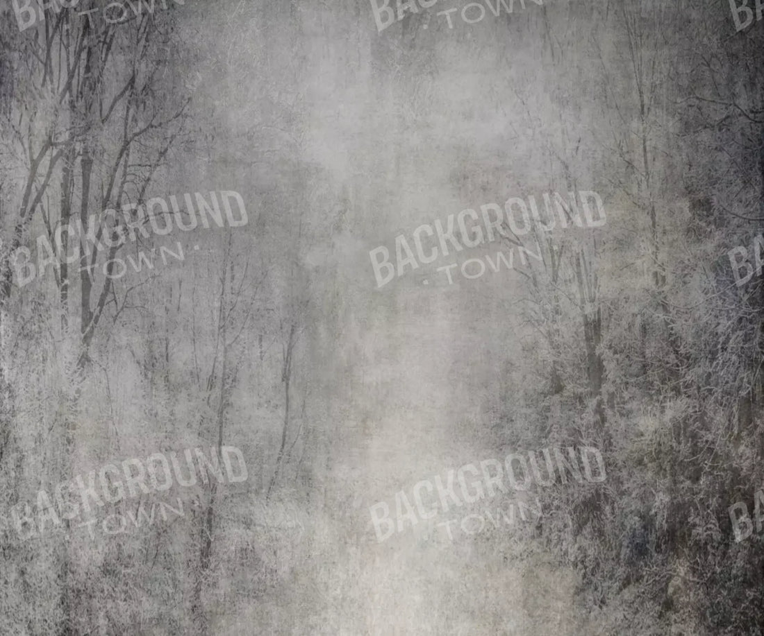 Frosted Trees 5’X4’2’ Fleece (60 X 50 Inch) Backdrop