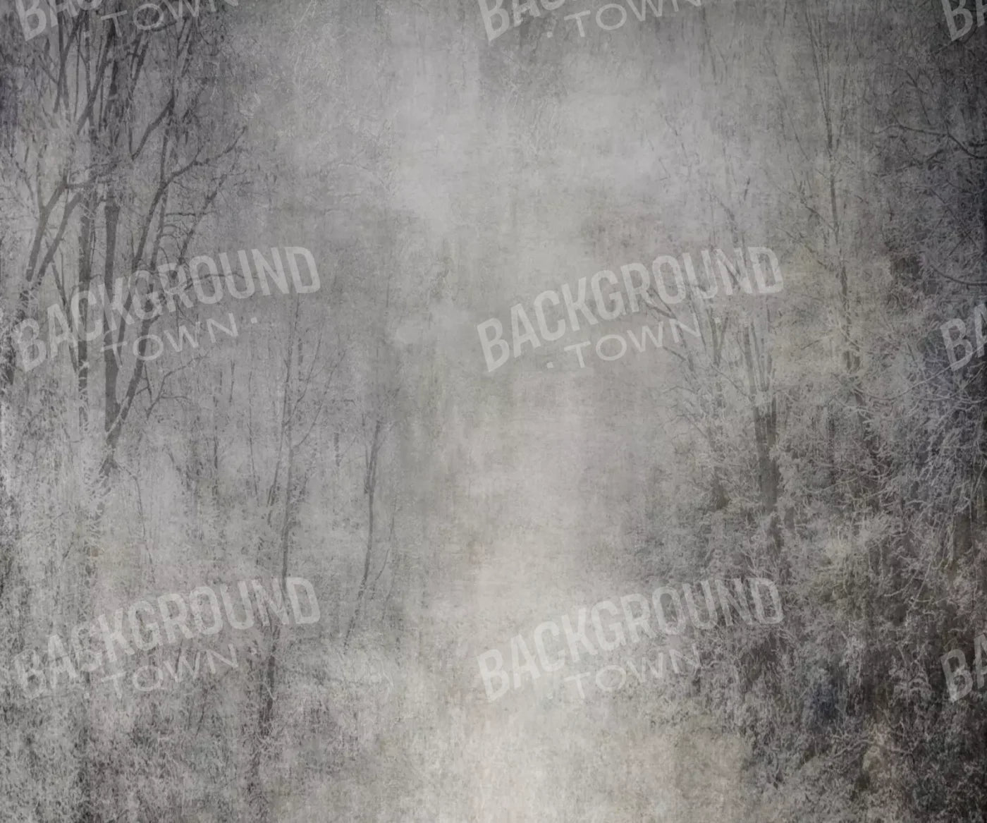 Frosted Trees 5’X4’2’ Fleece (60 X 50 Inch) Backdrop