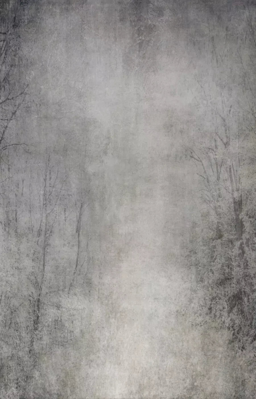 Frosted Trees 8’X12’ Ultracloth (96 X 144 Inch) Backdrop