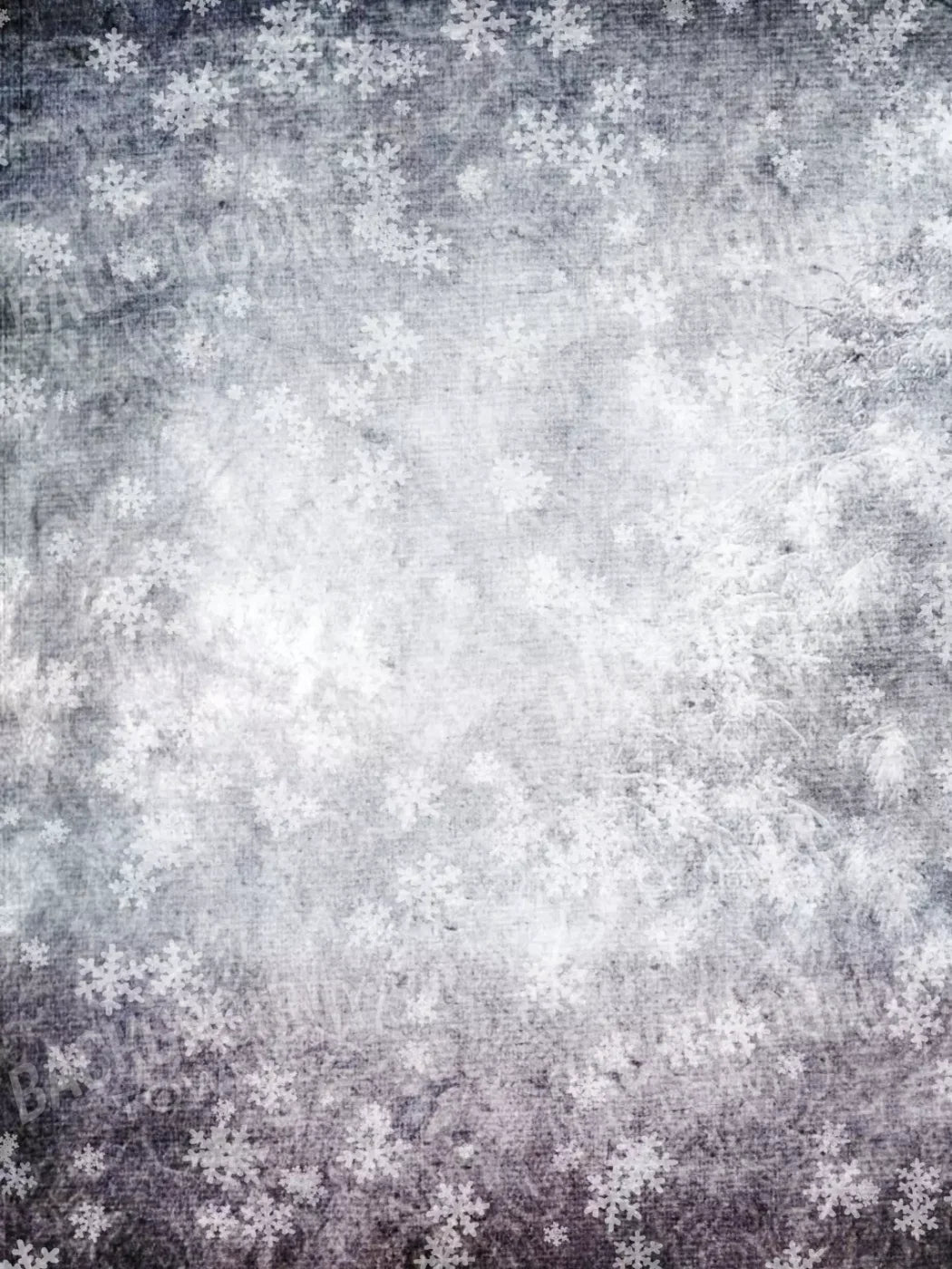 Frosty 5’X6’8’ Fleece (60 X 80 Inch) Backdrop