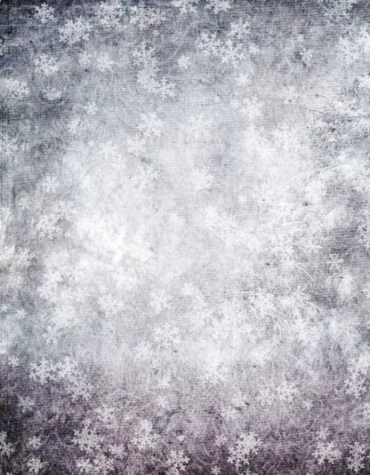 Frosty 6’X8’ Fleece (72 X 96 Inch) Backdrop