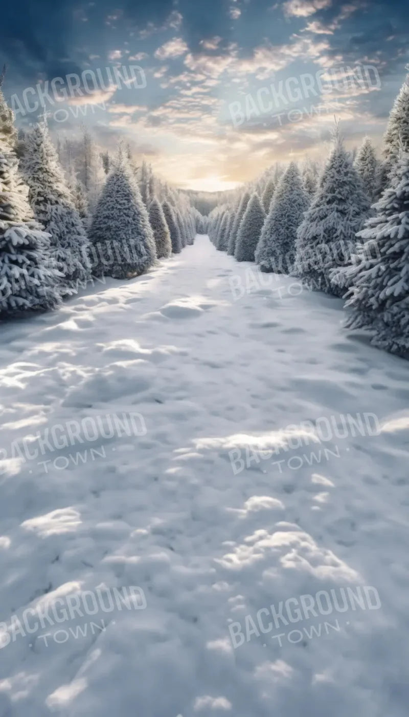 Frosty Forest Sweep 8’x14’ UltraCloth for Westcott X-Drop Pro (96 x 168 inch) Backdrop