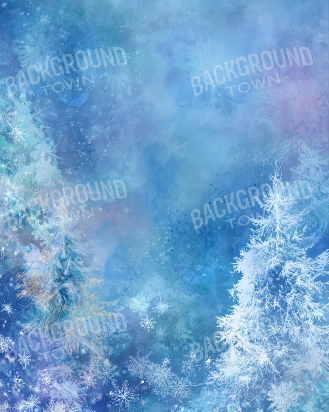 Frozen 8’x10’ Fleece (96 x 120 inch) Backdrop