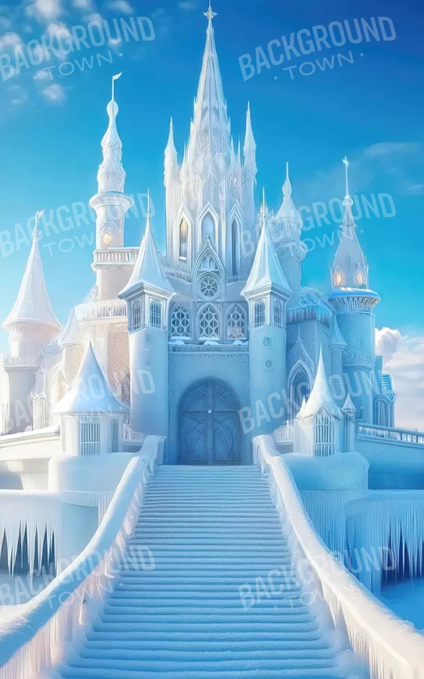 Frozen Castle 5’x8’ UltraCloth (60 x 96 inch) Backdrop