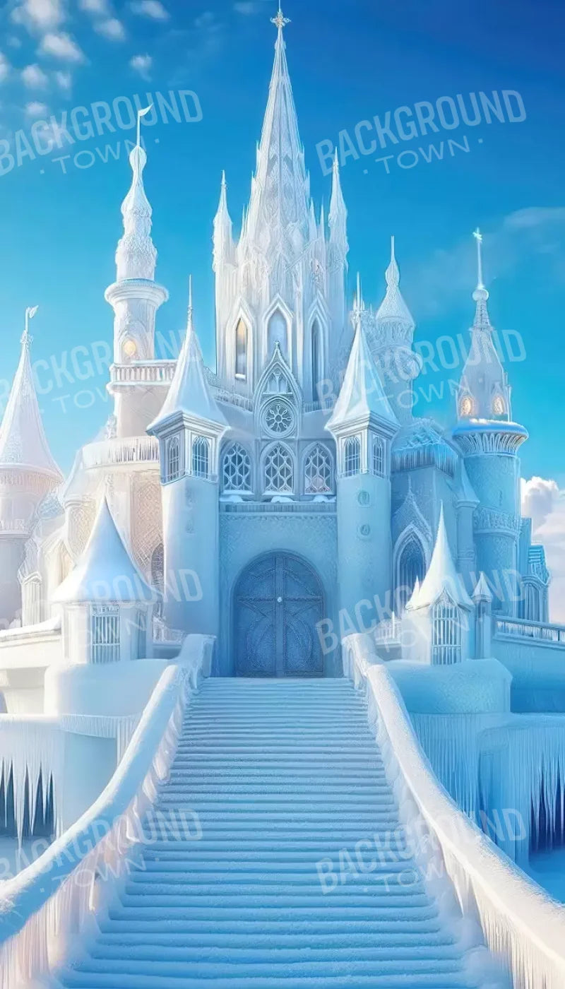 Frozen Castle 8’x14’ UltraCloth (96 x 168 inch) Backdrop