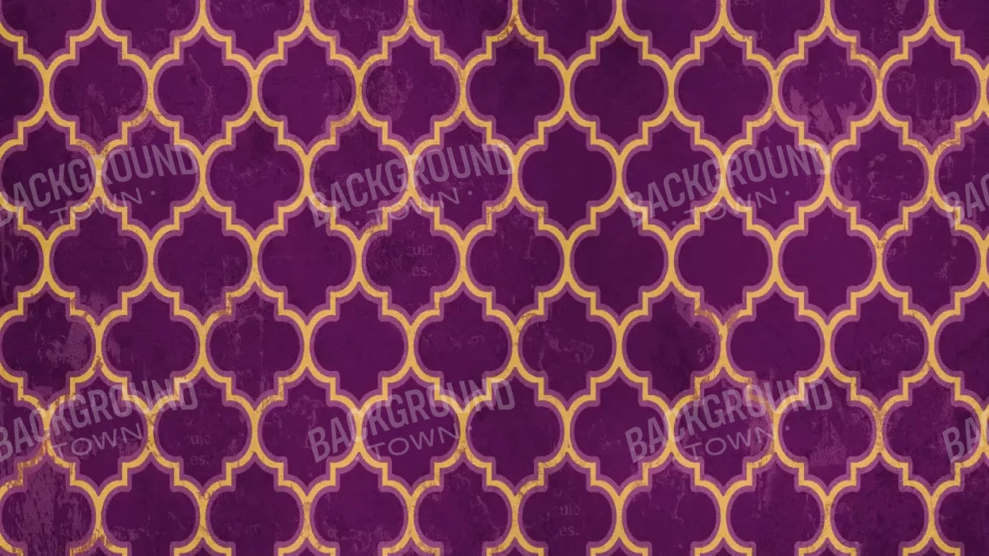 Fuchsia Pattern 14X8 Ultracloth ( 168 X 96 Inch ) Backdrop