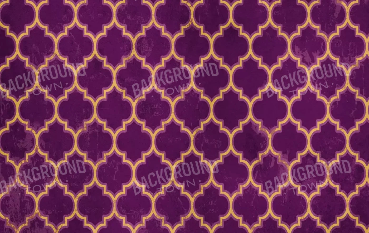 Fuchsia Pattern 16X10 Ultracloth ( 192 X 120 Inch ) Backdrop