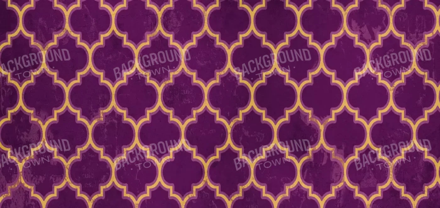 Fuchsia Pattern 16X8 Ultracloth ( 192 X 96 Inch ) Backdrop