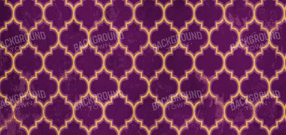Fuchsia Pattern 16X8 Ultracloth ( 192 X 96 Inch ) Backdrop