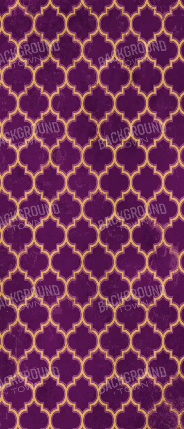 Fuchsia Pattern 5X12 Ultracloth For Westcott X-Drop ( 60 X 144 Inch ) Backdrop