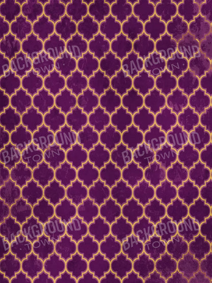 Fuchsia Pattern 5X7 Ultracloth ( 60 X 84 Inch ) Backdrop