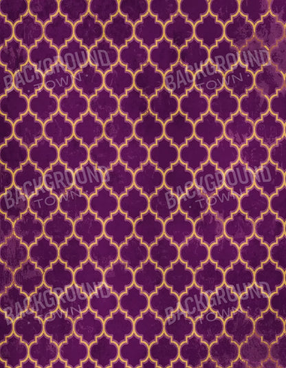 Fuchsia Pattern 6X8 Fleece ( 72 X 96 Inch ) Backdrop
