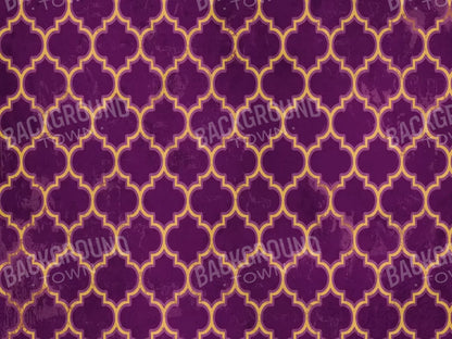 Fuchsia Pattern 7X5 Ultracloth ( 84 X 60 Inch ) Backdrop