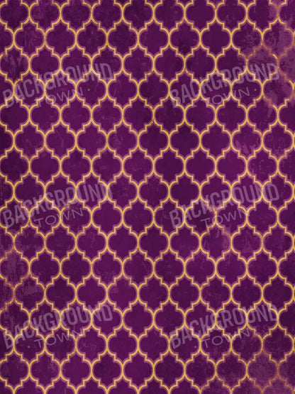 Fuchsia Pattern 8X10 Fleece ( 96 X 120 Inch ) Backdrop