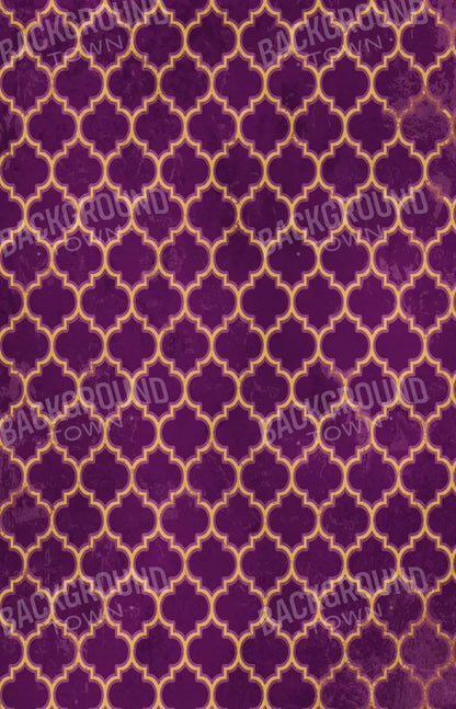 Fuchsia Pattern 8X12 Ultracloth ( 96 X 144 Inch ) Backdrop