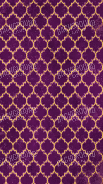 Fuchsia Pattern 8X14 Ultracloth ( 96 X 168 Inch ) Backdrop