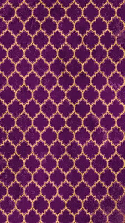 Fuchsia Pattern 8X14 Ultracloth ( 96 X 168 Inch ) Backdrop