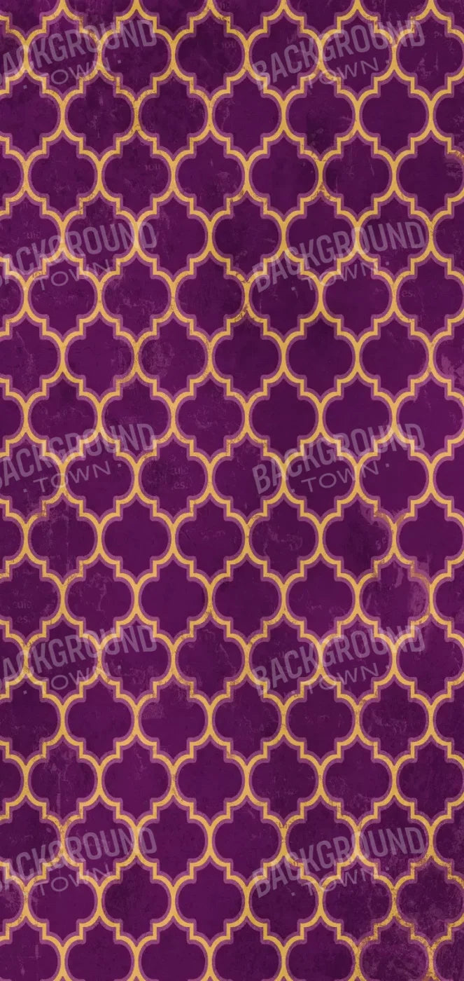 Fuchsia Pattern 8X16 Ultracloth ( 96 X 192 Inch ) Backdrop