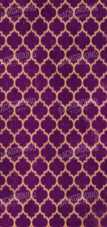 Fuchsia Pattern 8X16 Ultracloth ( 96 X 192 Inch ) Backdrop