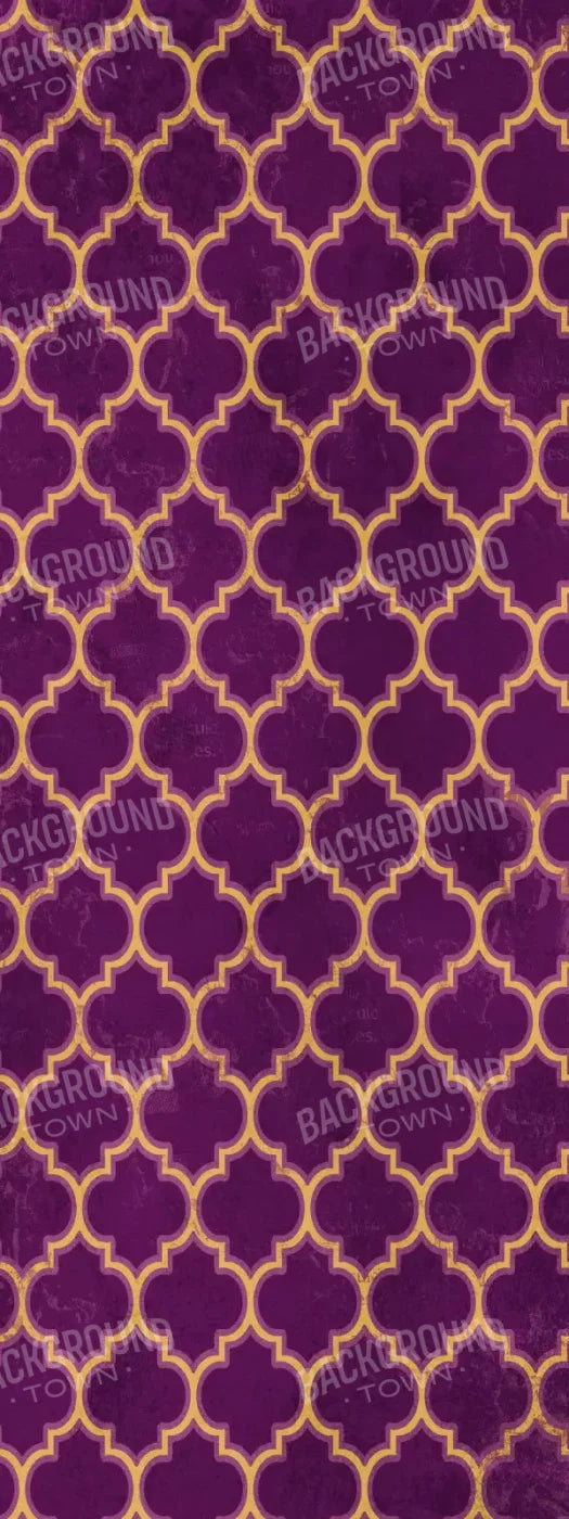 Fuchsia Pattern 8X20 Ultracloth ( 96 X 240 Inch ) Backdrop