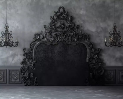 Furniture Headboard 10’X8’ Fleece (120 X 96 Inch) Backdrop