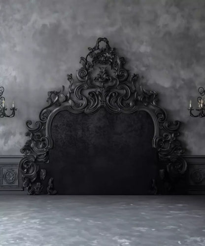 HeadBoard, Black  Backdrop for Photography