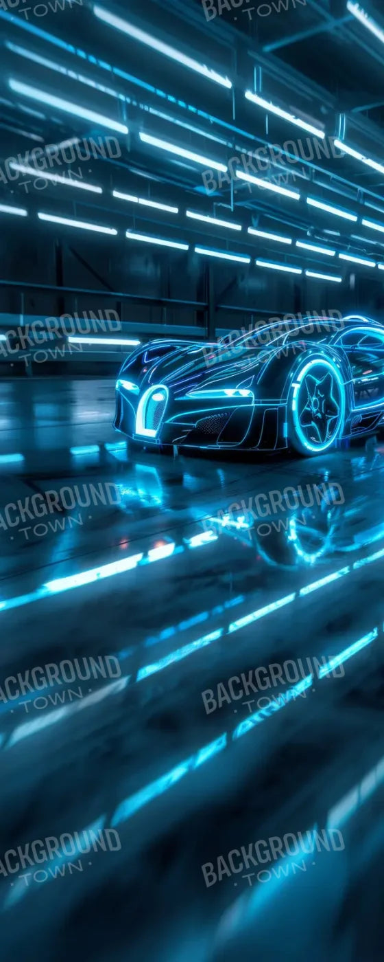 Futuristic Car Sweep 8’x20’ UltraCloth (96 x 240 inch) Backdrop