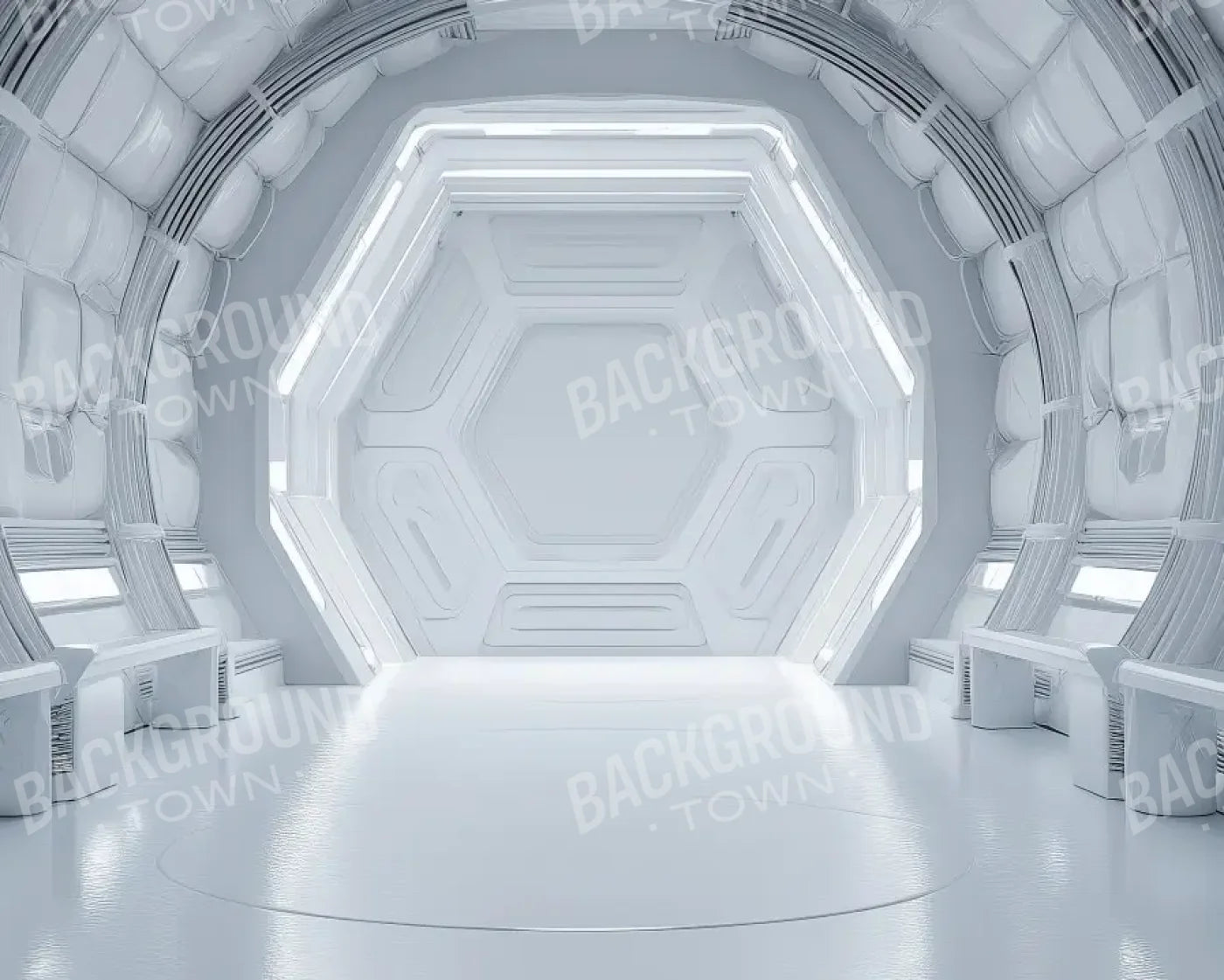 Futuristic Tunnel 10’x8’ Fleece (120 x 96 inch) Backdrop