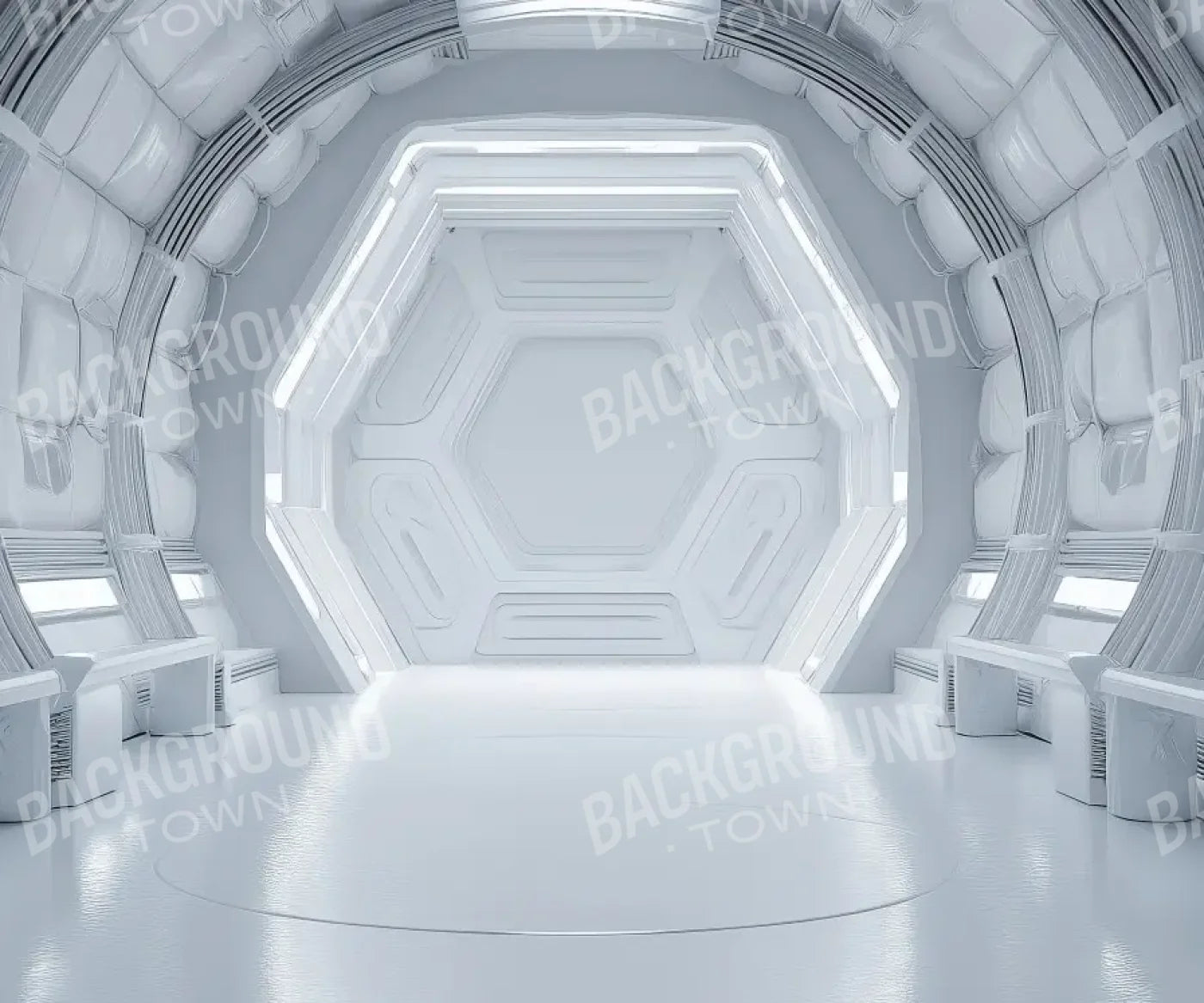 Futuristic Tunnel 12’x10’ UltraCloth (144 x 120 inch) Backdrop