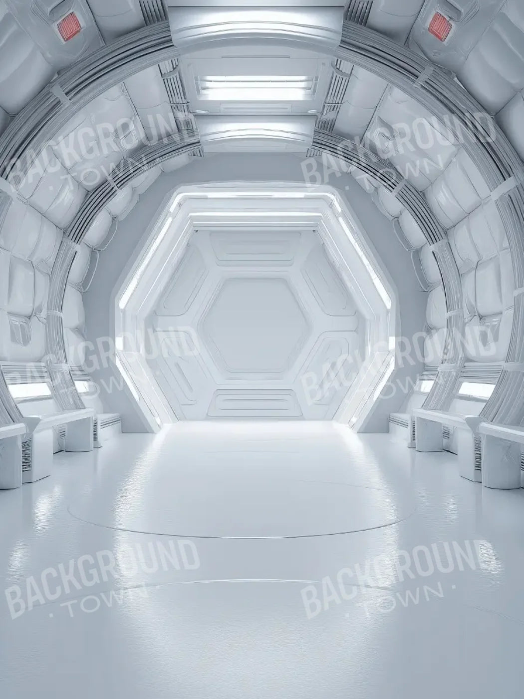 Futuristic Tunnel 6’x8’ Fleece (72 x 96 inch) Backdrop