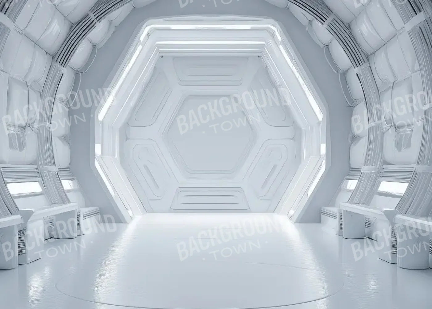 Futuristic Tunnel 7’x5’ UltraCloth (84 x 60 inch) Backdrop