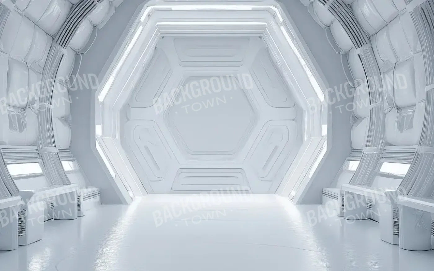 Futuristic Tunnel 8’x5’ UltraCloth (96 x 60 inch) Backdrop
