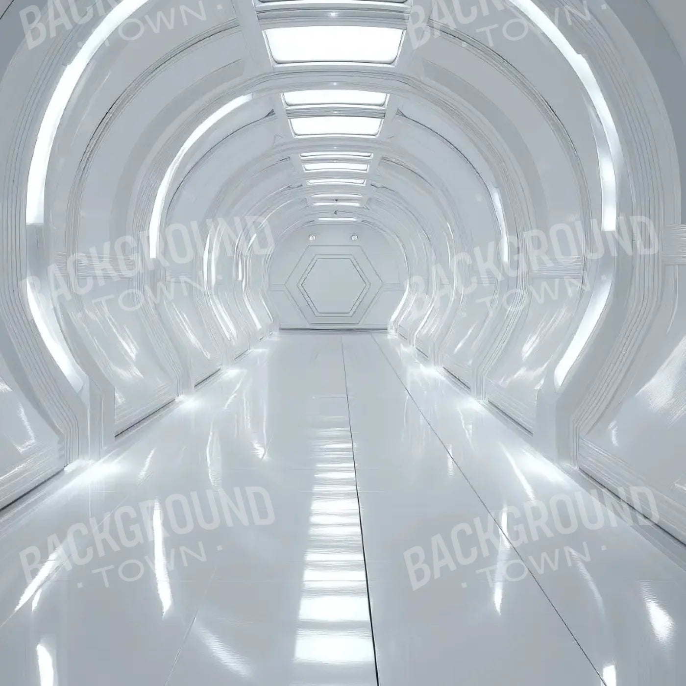 Futuristic Tunnel II 10’x10’ UltraCloth (120 x 120 inch) Backdrop