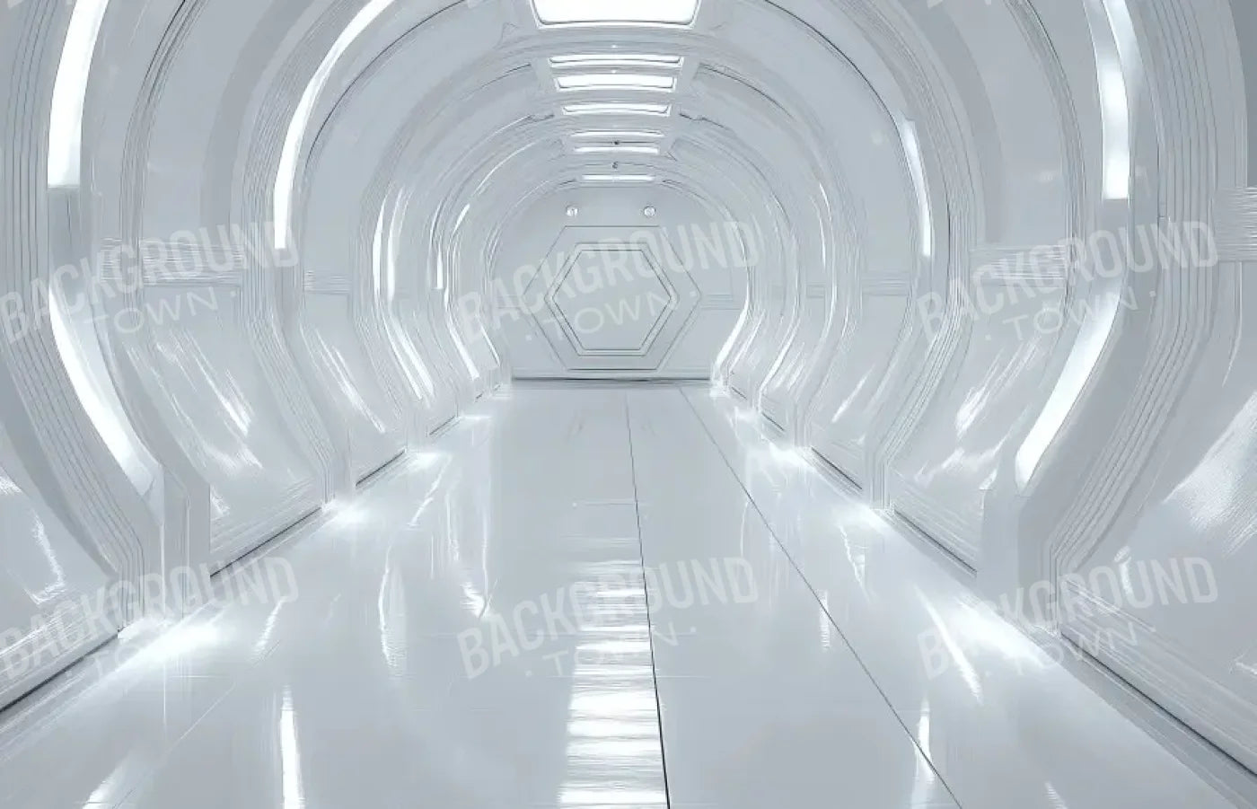 Futuristic Tunnel II 14’x9’ UltraCloth (168 x 108 inch) Backdrop