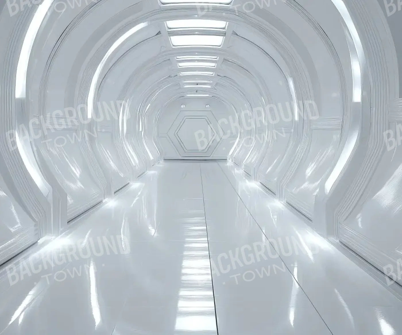 Futuristic Tunnel II 5’x4’2 Fleece (60 x 50 inch) Backdrop