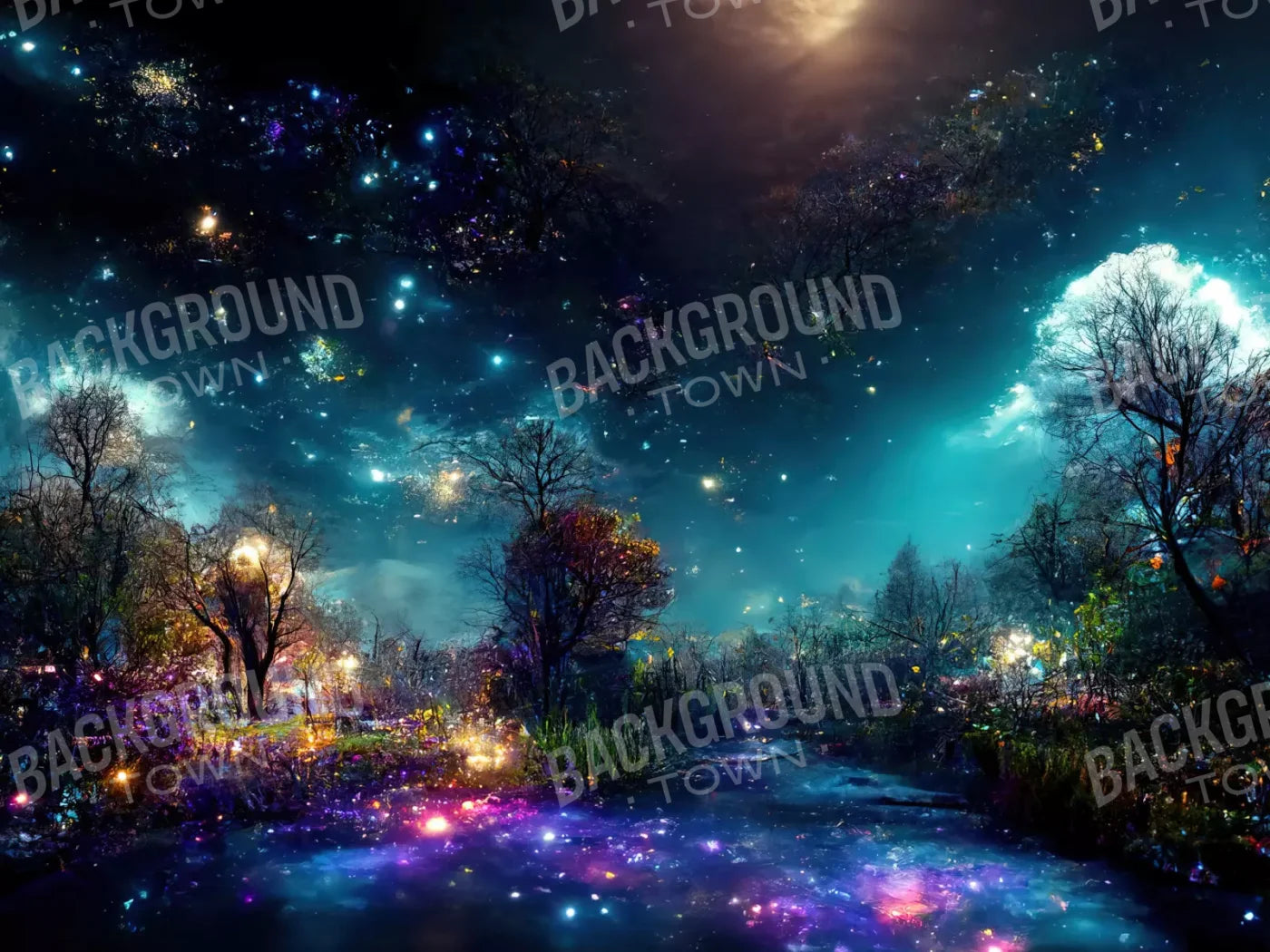 Galaxy Wonderland 10X8 Fleece ( 120 X 96 Inch ) Backdrop