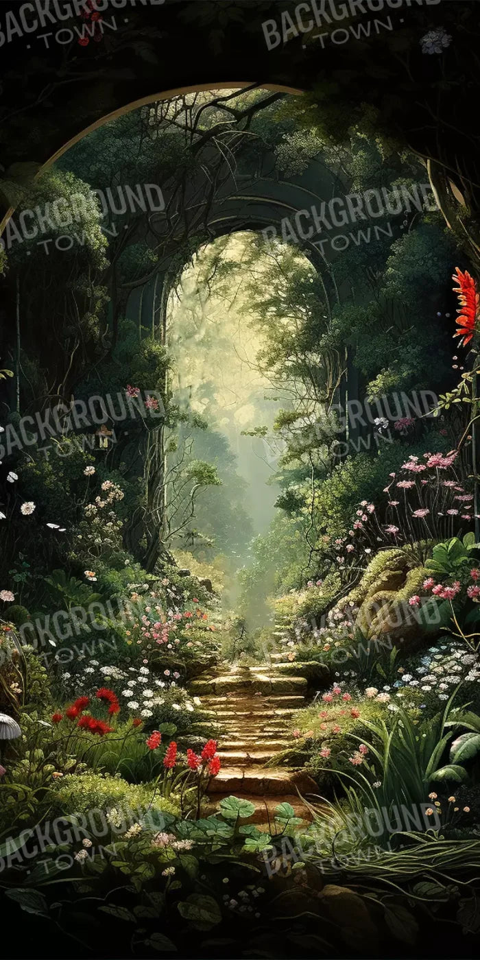Garden Arch I 10’X20’ Ultracloth (120 X 240 Inch) Backdrop